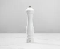 Peugeot Clermont Lacquer Pepper Mill, 24cm, White