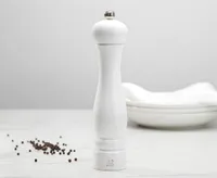 Peugeot Clermont Lacquer Pepper Mill, 24cm, White