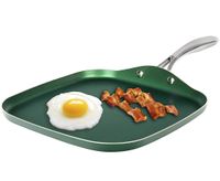 GraniteStone Emerald Non-Stick Griddle Pan, 10.5''