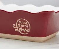 Made With Love Stoneware Loaf Pan