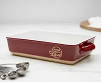 Made With Love Stoneware Rectangular Baking Dish