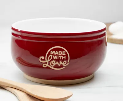 Made With Love Stoneware Mixing Bowl