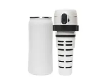 Mennä Travel Mug with Infuser, White, 16 oz