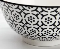 Buttons Bowl, Black and White