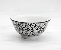 Fractal Bowl, Black and White