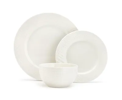 Tweed 12-Pc Dinnerware Set