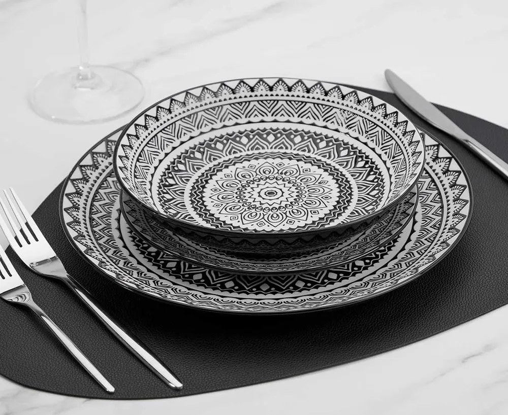 Maasai 12-Pc Dinnerware Set