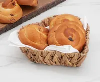 Oasis Heart-Shaped Hyacinth Bread Basket