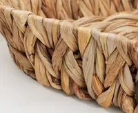 Oasis Heart-Shaped Hyacinth Bread Basket