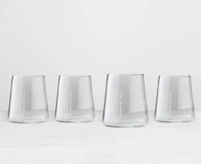 Clark Old Fashioned Glasses, Set of 4