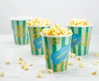 Movie Time Popcorn Bowls, Multicolour, Set of 4