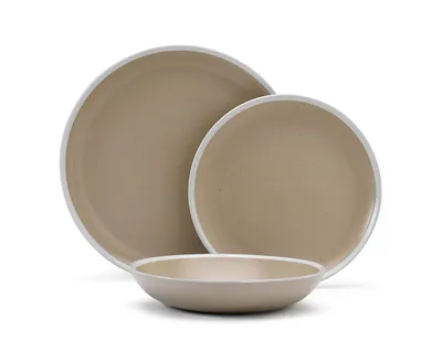 Earth Mica 12-Pc Dinnerware Set