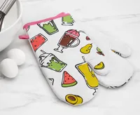 Smoothie Cotton Oven Mitts, Set of 2