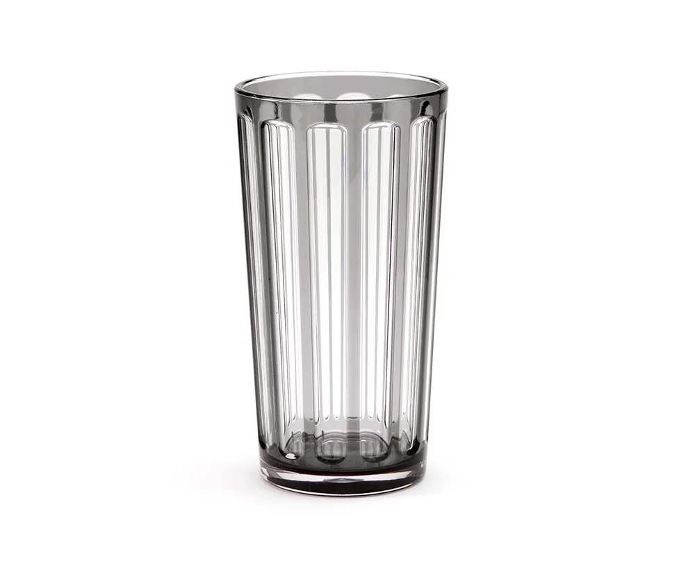 Rome Smokey Acrylic Cocktail Glass