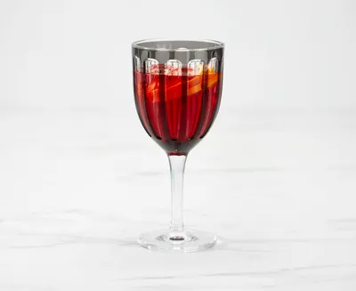Rome Smokey Acrylic Wine Glass