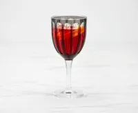 Rome Smokey Acrylic Wine Glass