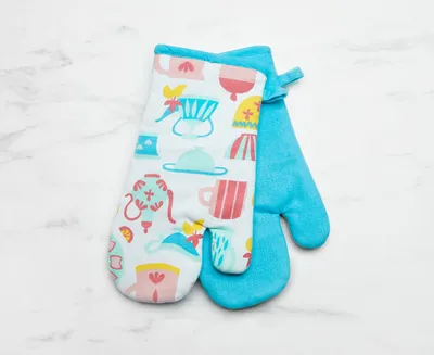 Tea Time Oven Mitts