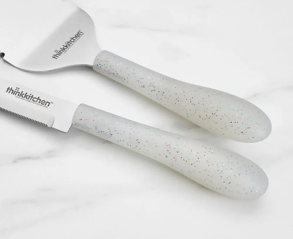 Confetti 2-Pc Cake Server Set