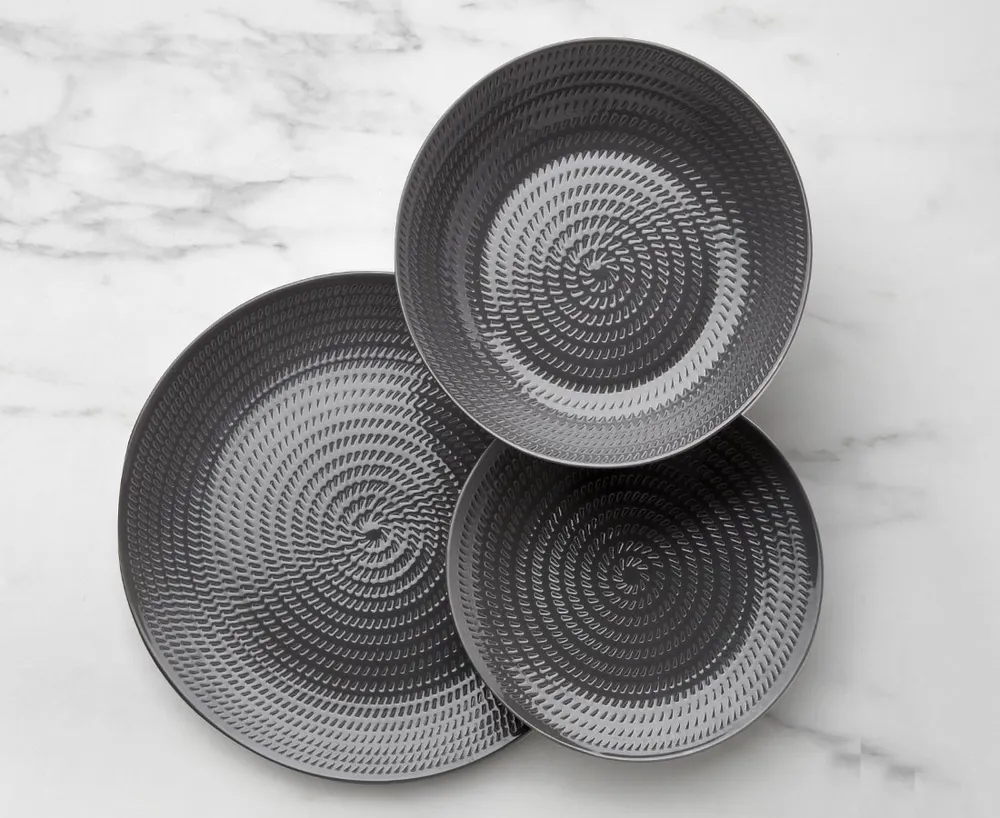 Graphite 12-Pc Dinnerware Set