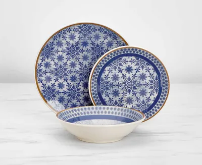 Jeans 12-Pc Dinnerware Set