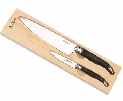 Laguiole Pakka 2-Pc Knife Set