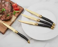 Laguiole D'Or 4-Pc Steak Knife Set 