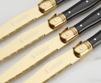 Laguiole D'Or 4-Pc Steak Knife Set 