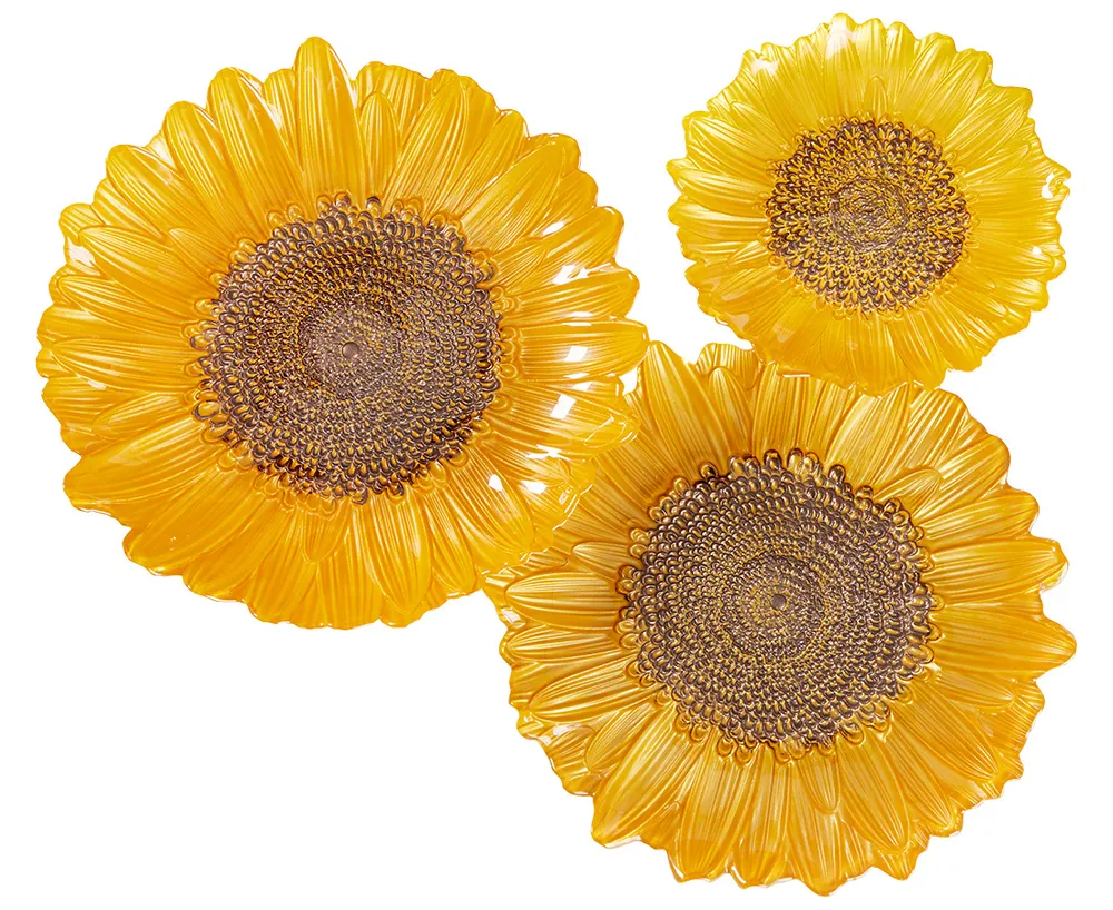 Sunflower Dessert Plate