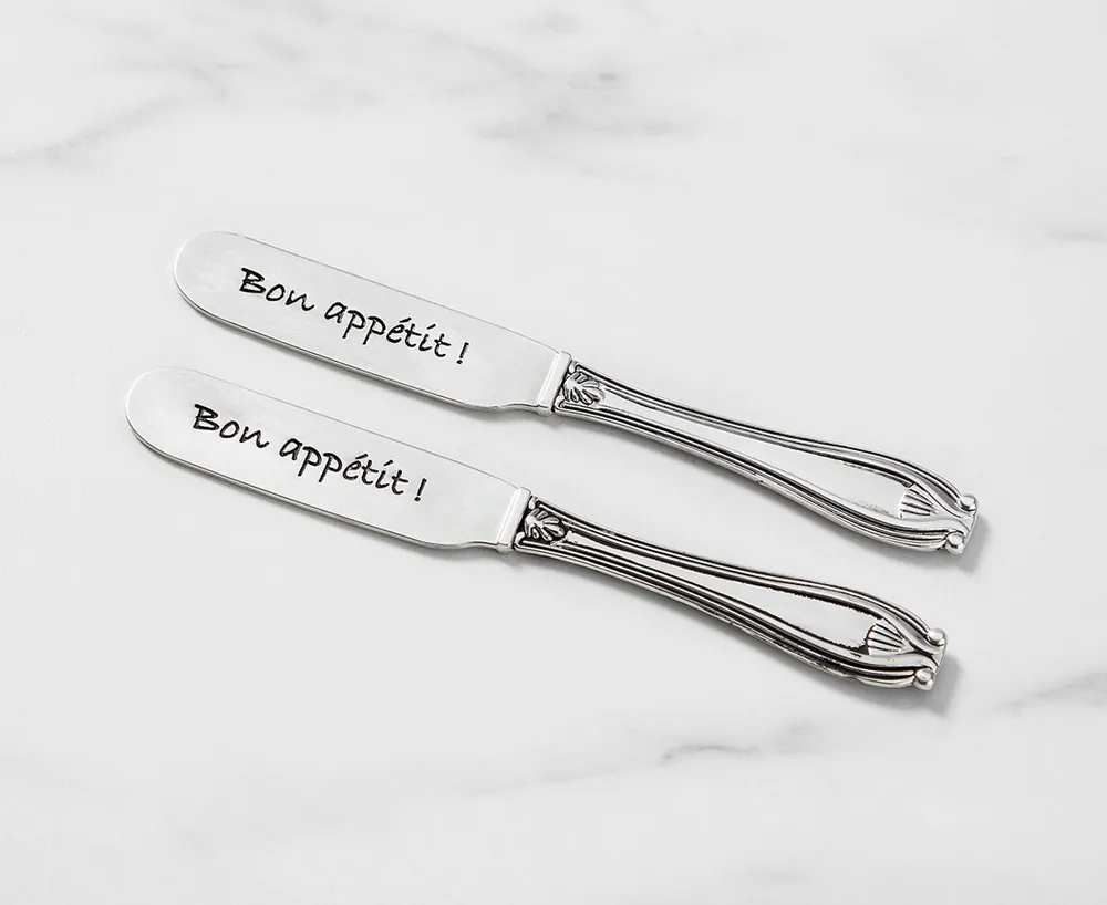 Bon Appetit Butter Spreaders, Set of 2