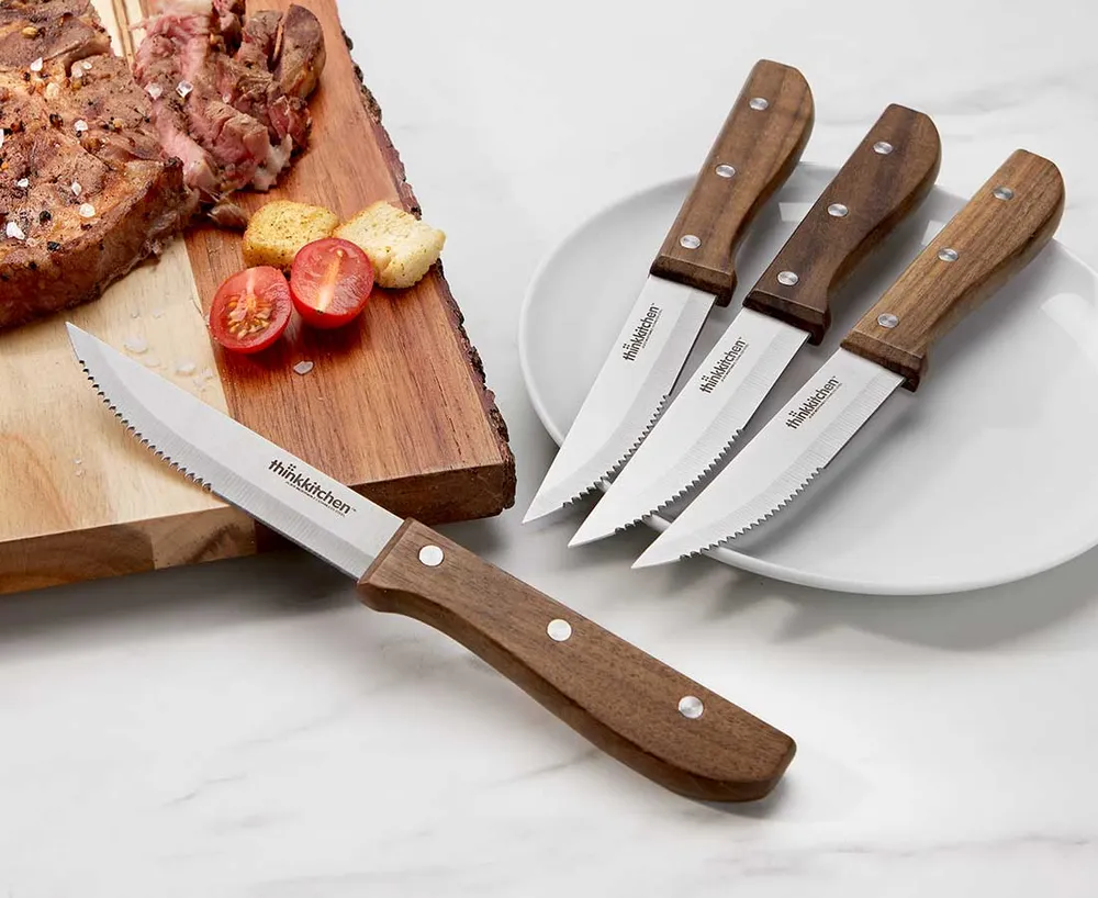thinkkitchen Biftek 4-Pc Steak Knife Set 