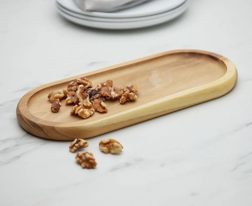 Teaky-Teak Oval Serving Board