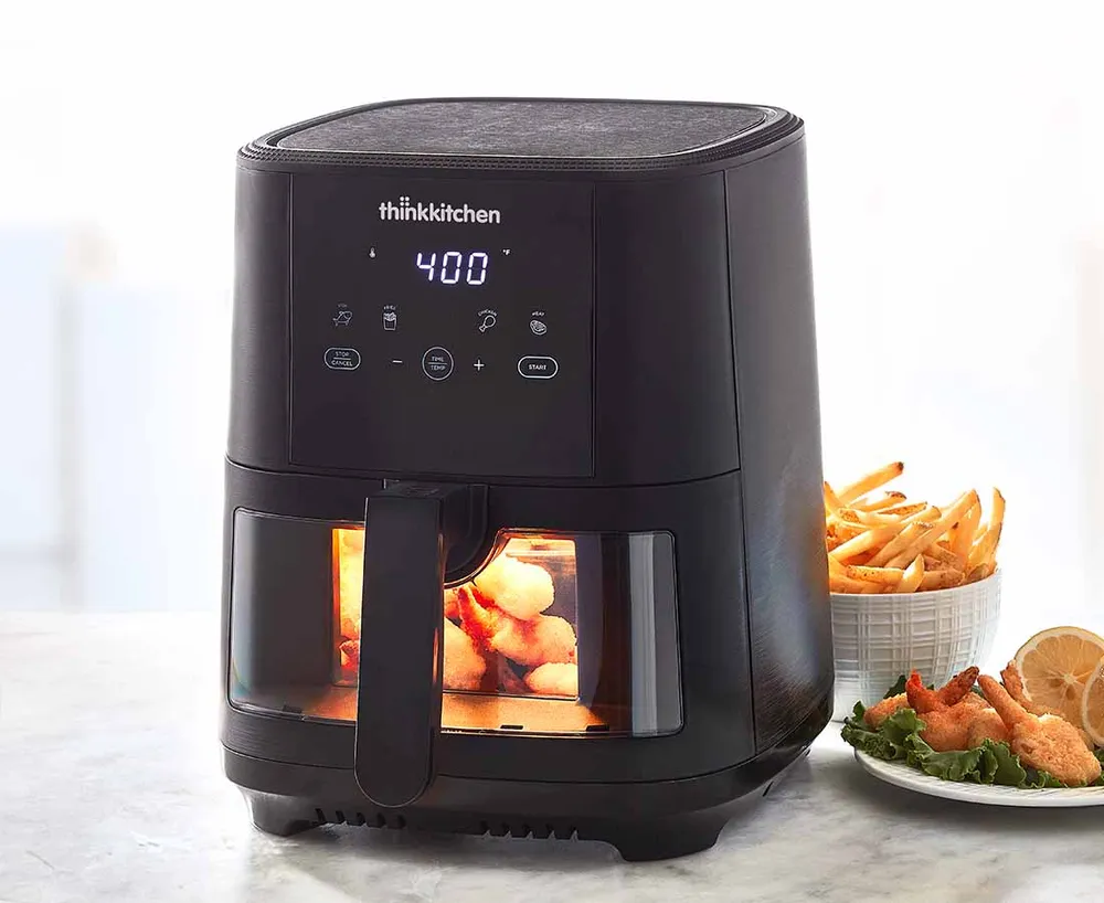 thinkkitchen Easy View Window Air Fryer, 5 Qt