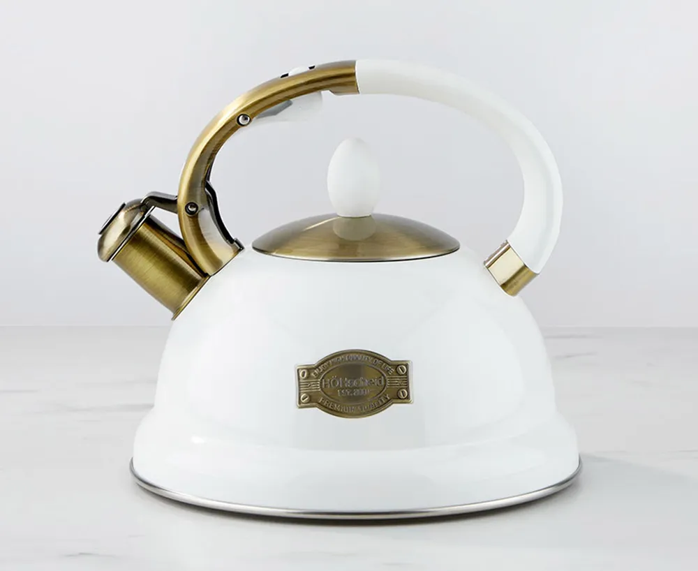 thinkkitchen Bricco Vintage Kettle, 3 L, White