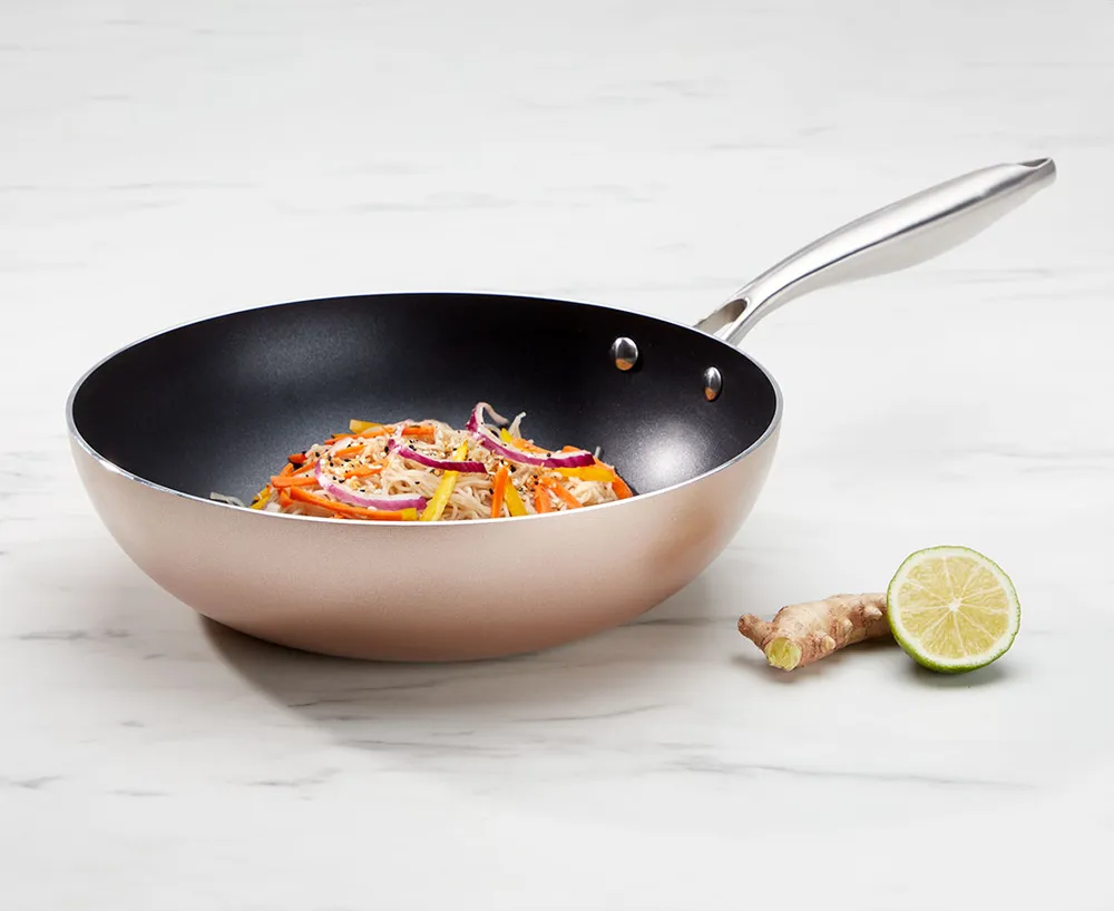 thinkkitchen Szechuan Aluminum Wok , 28 cm