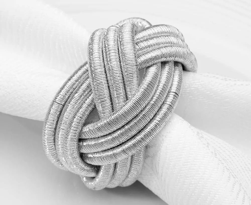 Silver Knot Napkin Ring