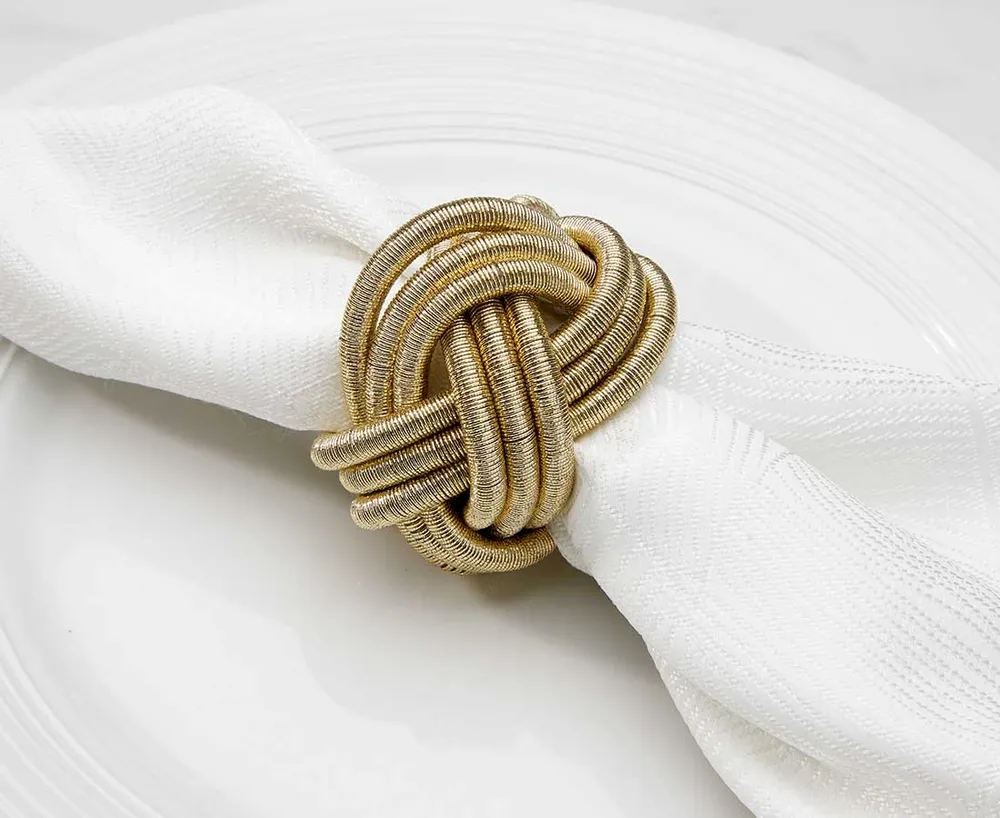 Golden Knot Napkin Ring