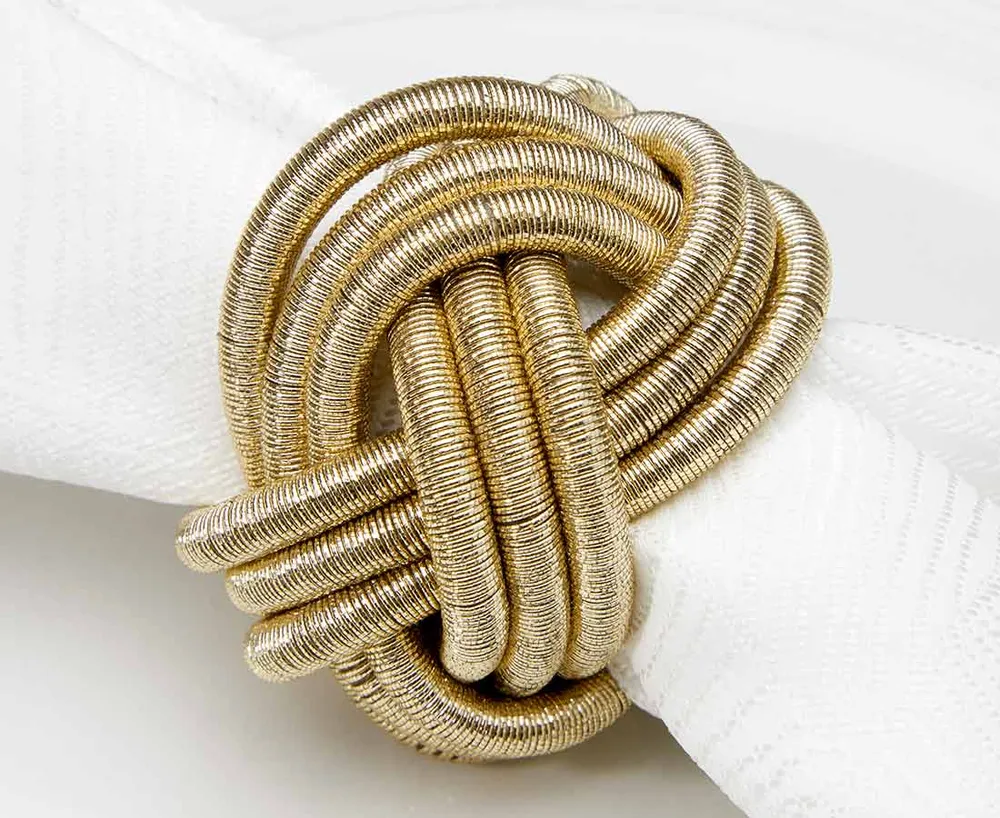 Golden Knot Napkin Ring