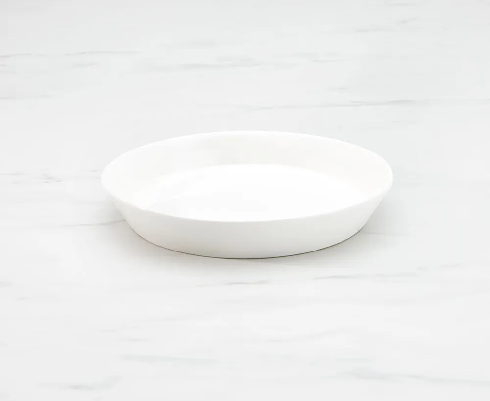 Ledge Side Plate, White