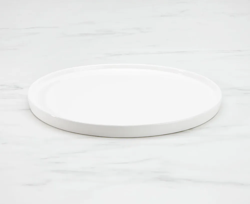 Ledge Platter, White