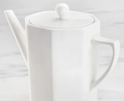 Ledge Teapot, White