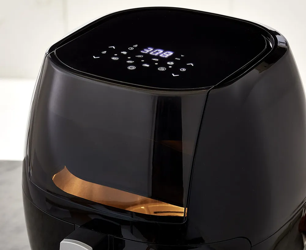 thinkkitchen Crispy Fry Digital Air Fryer, 7.7 L, Black