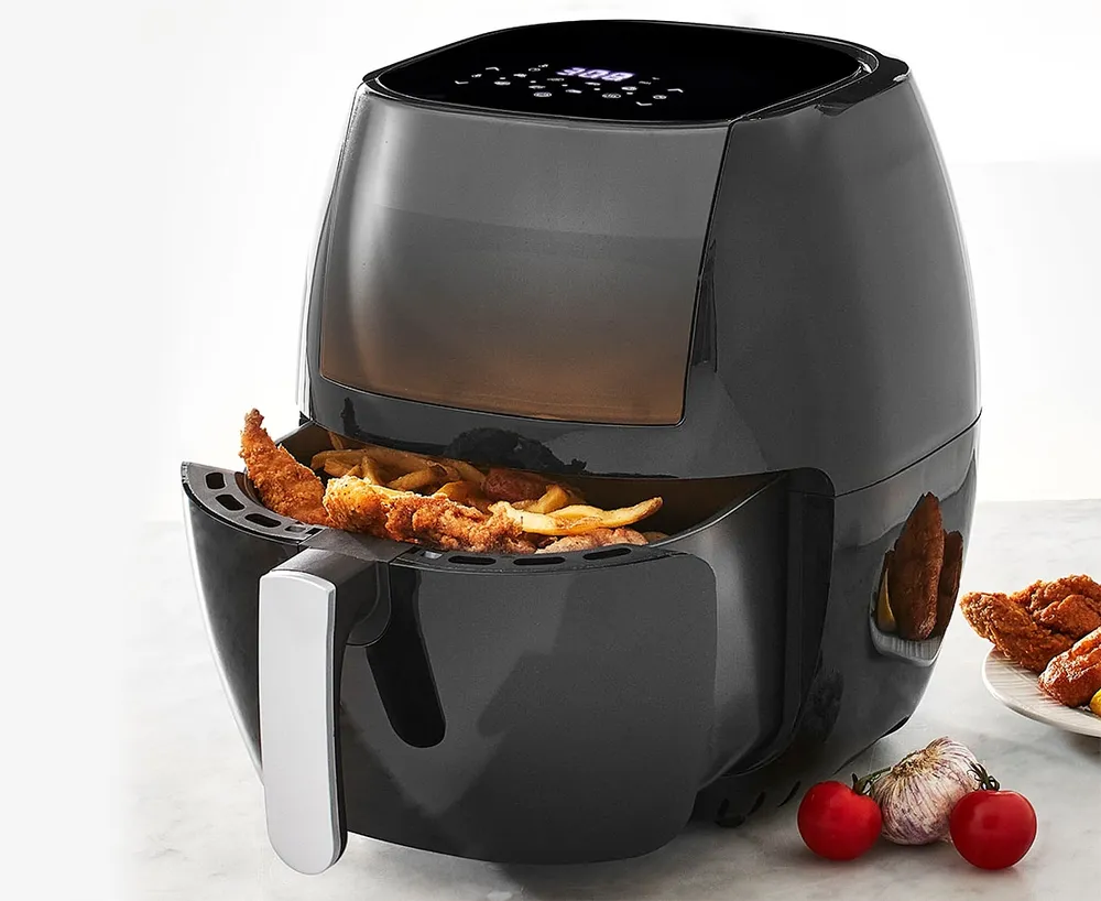 thinkkitchen Crispy Fry Digital Air Fryer, 7.7 L, Black