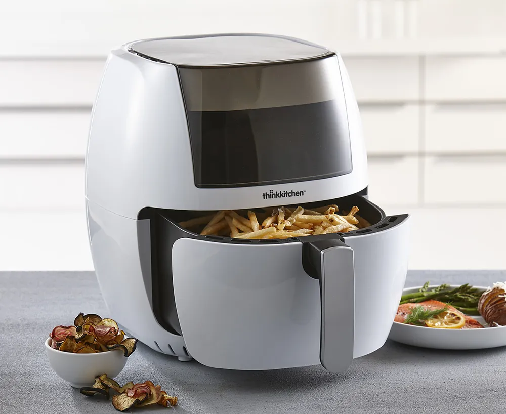 thinkkitchen Crispy Fry Digital Air Fryer, 7.7 L , White