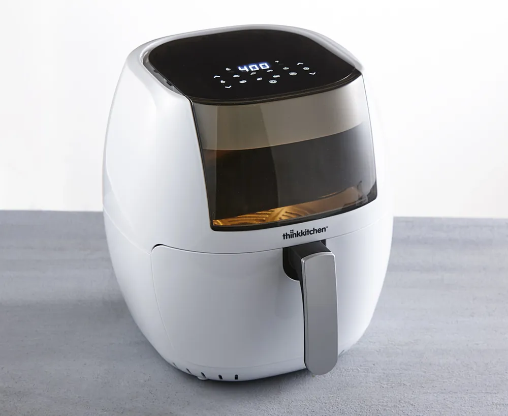 thinkkitchen Crispy Digital Air Fryer, 8L , White