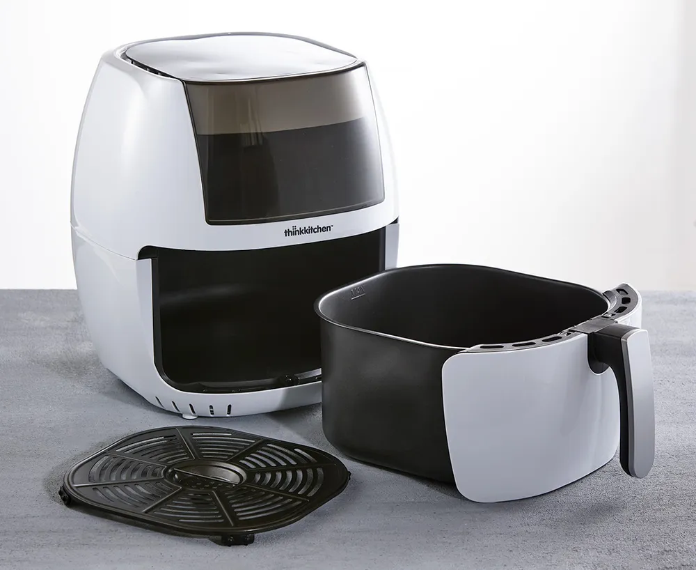 thinkkitchen Crispy Digital Air Fryer, 8L , White