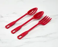 thinkkitchen Silicone Cooking & Serving Slotted Spoon
