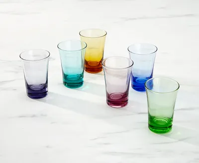 Colori Shot Glasses, Set of 6