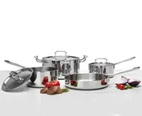 Remy Olivier Full-Clad Stainless Steel 7-Pc Cookware Set