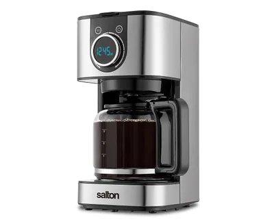 Salton 10-Cup Programmable Digital Coffee Maker, 900 watts