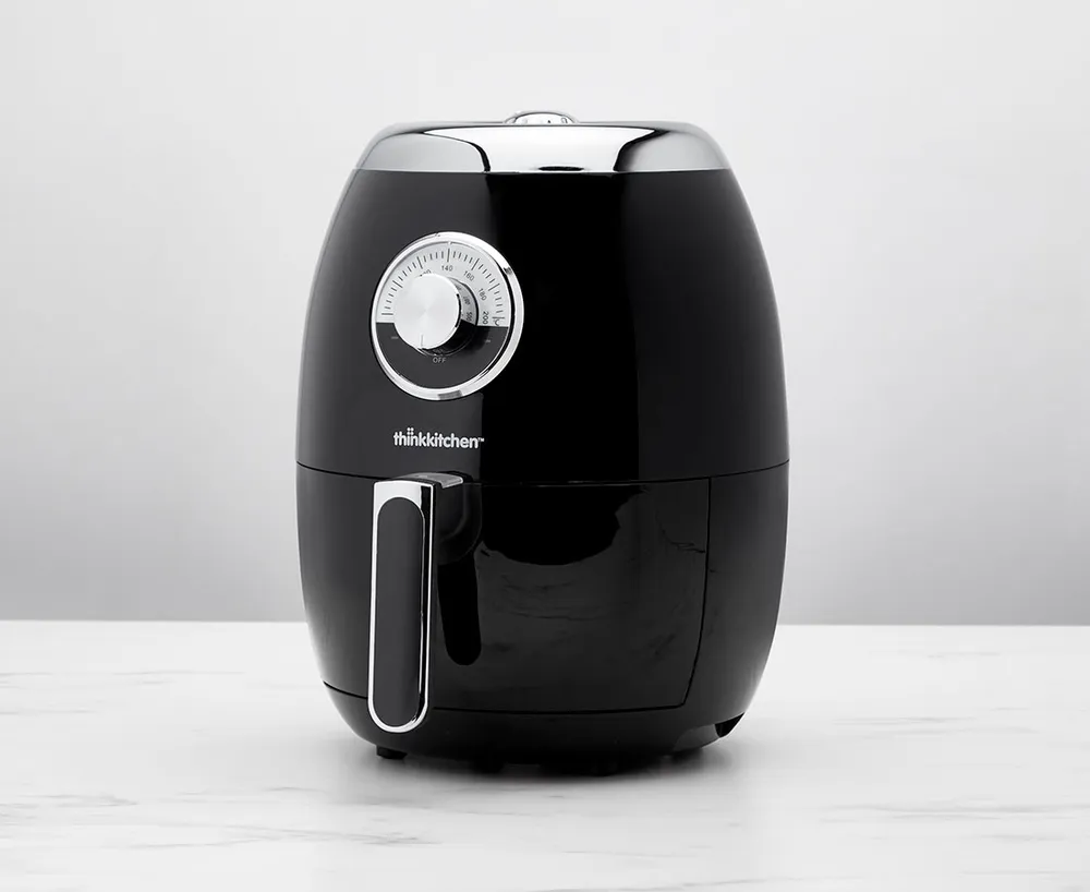 thinkkitchen Retro Air Fryer, 2.5 L, Black